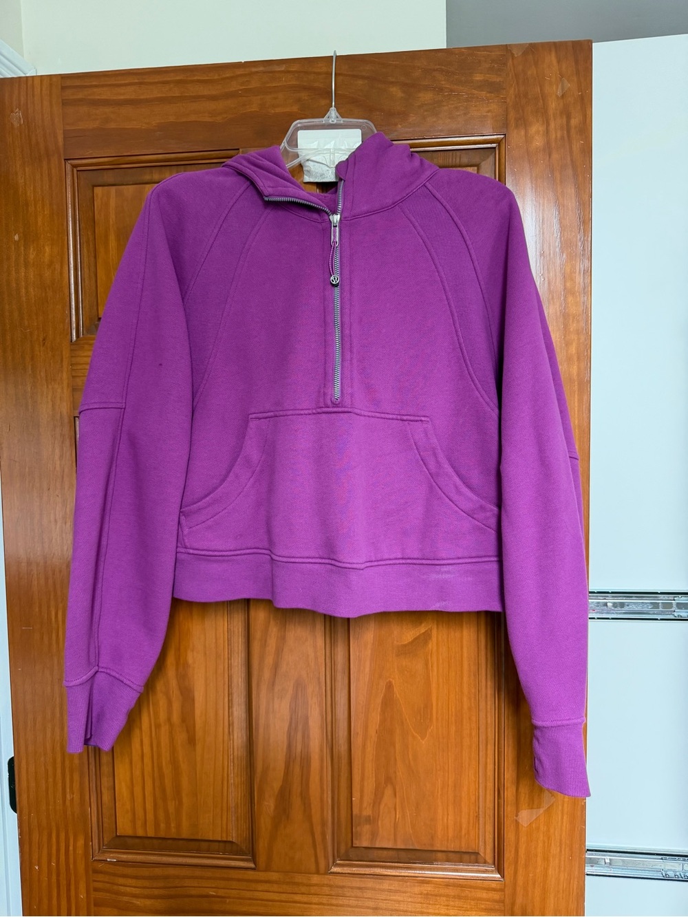 lululemon athletica Purple Half-Zip Hooded Sweatshirt
